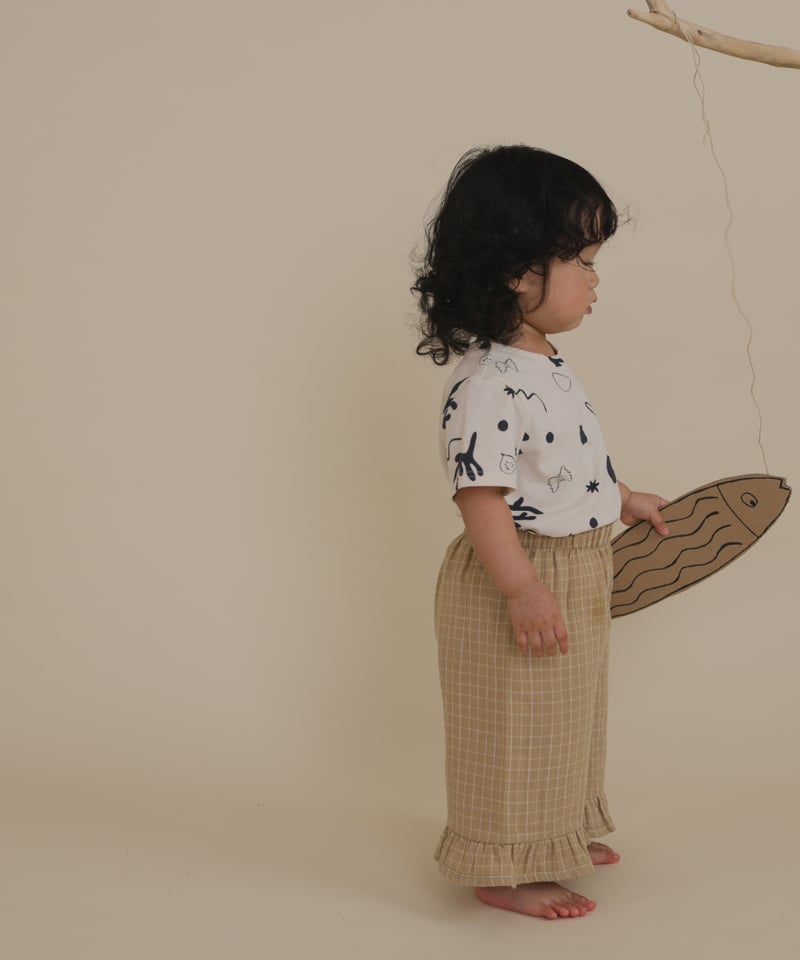 【新品未使用】organic zoo Capri Classic T 1-2y organic zoo】Capri Undyed Cotton Classic T-Shir