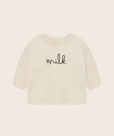 organic zoo/ Milk Sweatshirt Undyed