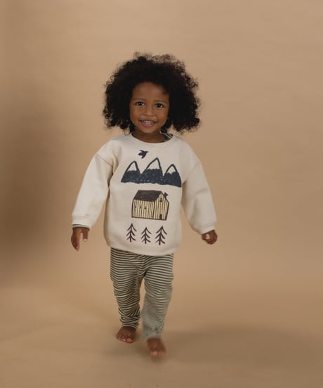 organic zoo/ Rooftop Gathering Sweatshirt Undyed