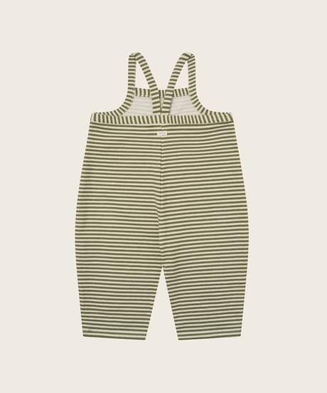 organic zoo/Fern Stripes Dungarees