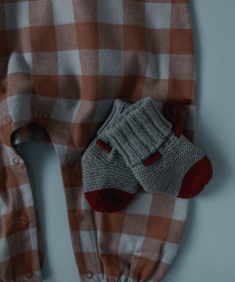 organic zoo/ Maple Gingham Salopettes