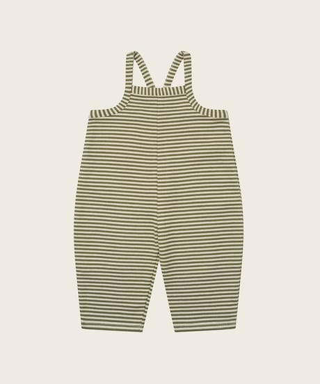 organic zoo/Fern Stripes Dungarees