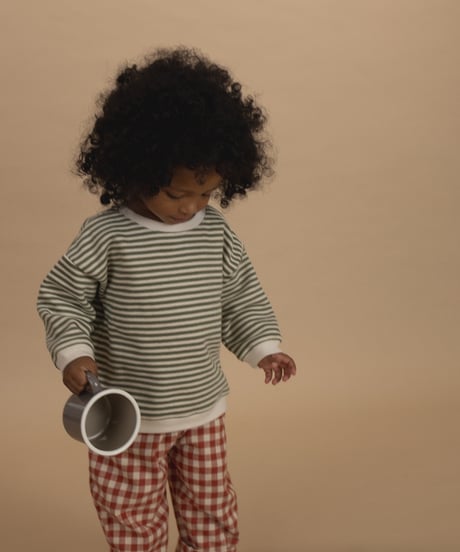 organic zoo/ Fern Stripes Sweatshirt