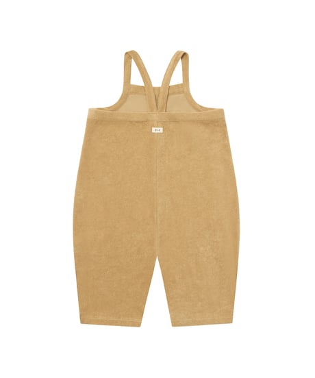 organic zoo/ Wheat Terry Cropped Dungarees