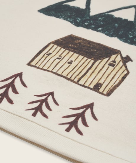 organic zoo/ Rooftop Gathering Sweatshirt Undyed