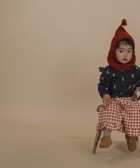 organic zoo/Paprika Gingham Frill Culottes