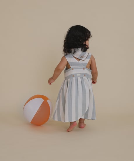 【ラスト1点】organic zoo/Sardine Stripes Sleeveless Dress