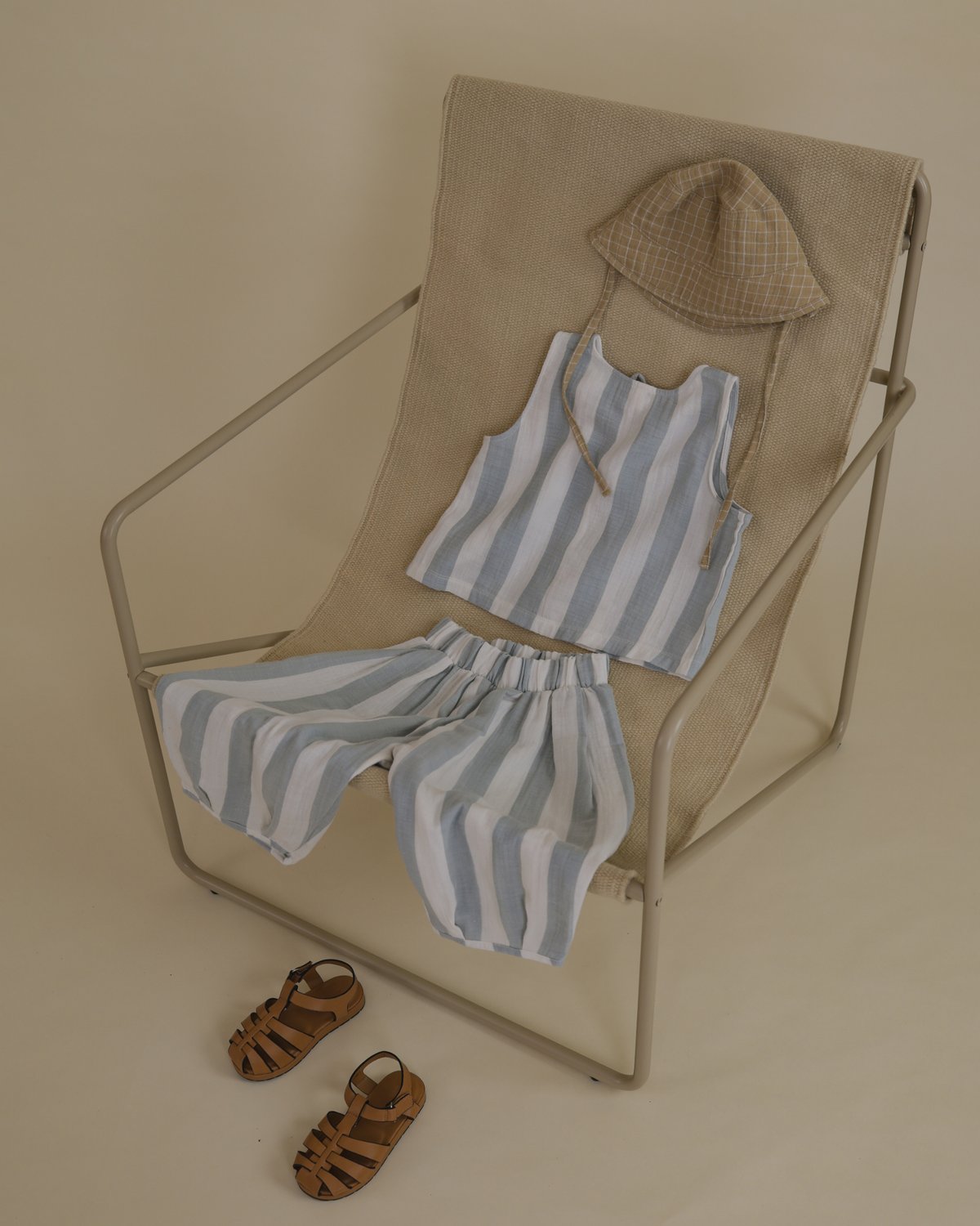 organic zoo/Sardine Stripes Resort Pants | lisoro