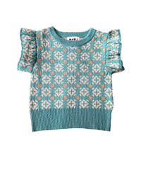 MABLI/FFION SINGLET(VERDIGRIS)
