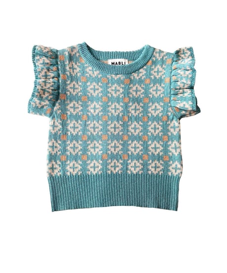 MABLI/FFION SINGLET(VERDIGRIS)
