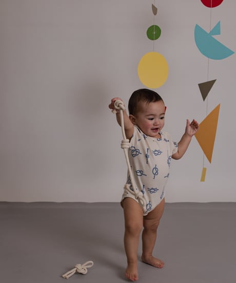 organic zoo/ Sailor Knots Short Sleeve Bodysuit