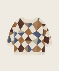 organic zoo/ Kite Patchwork Sweatshirt Undyed