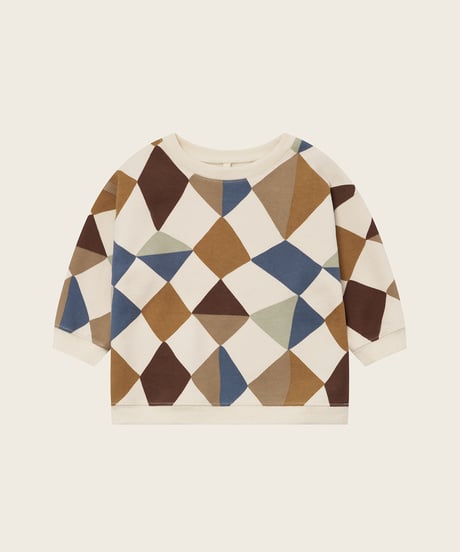 organic zoo/ Kite Patchwork Sweatshirt Undyed