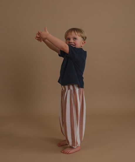 organic zoo/Navy Terry Boxy T-Shirt