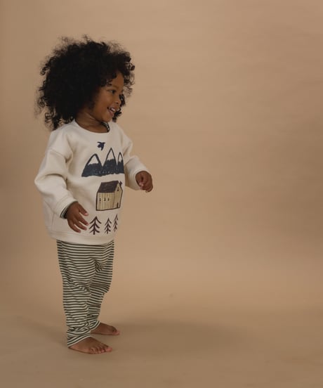 organic zoo/ Rooftop Gathering Sweatshirt Undyed