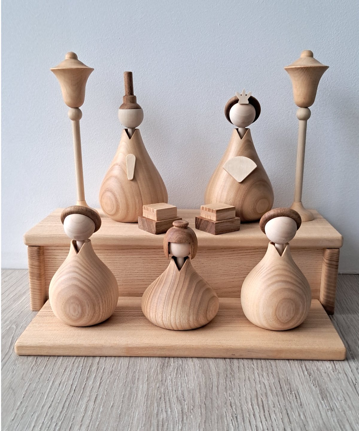 lisoro Original】 Wooden Hina Dolls | lisoro