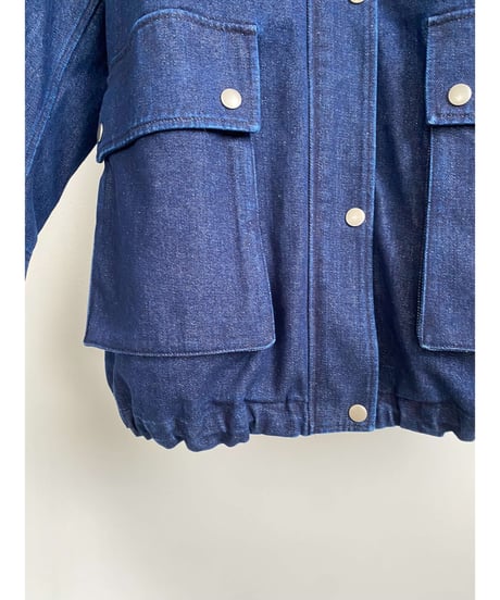 【26TH-02】 Fake Leather Collar Coverall