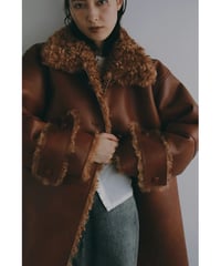25TH-08】Gradation Border Fur Jacket | THINK FUR