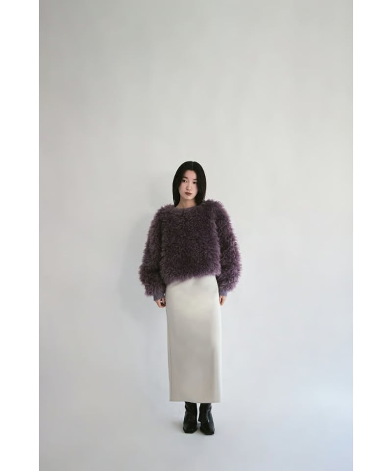 25TH-09】2Way Fur×Knit Tops | THINK FUR