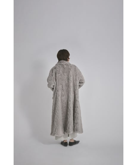 【26TH-12】Rabbit Like Fur Long Coat