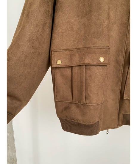 【26TH-04】 Fake Suede Blouson