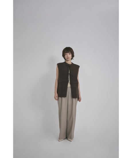 【26TH-15】Mouton Like Boa Short Vest