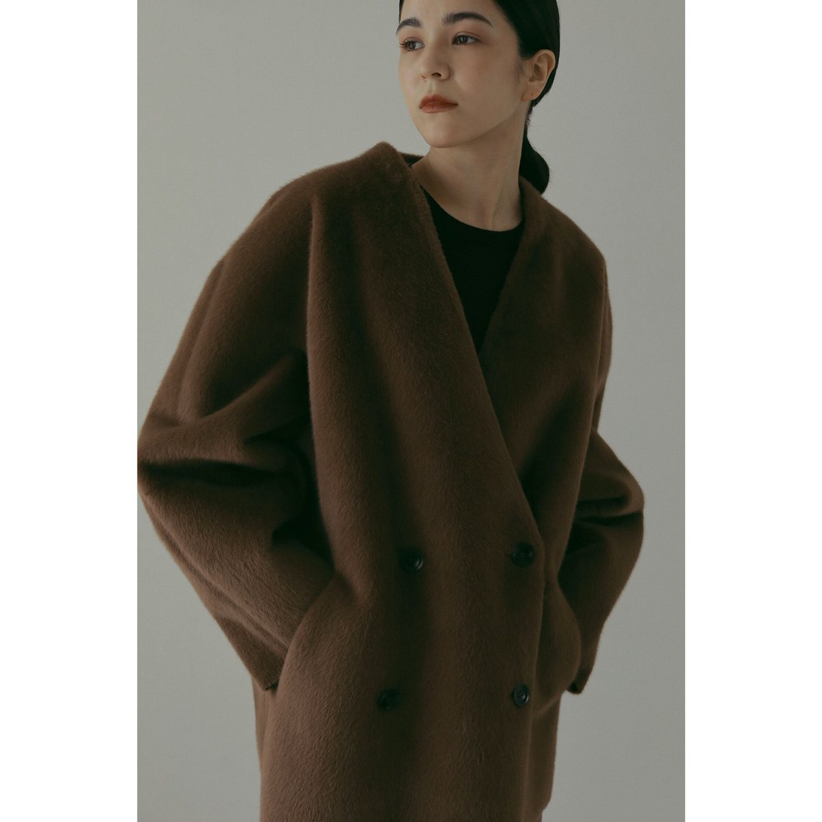23TH-14】Cocoon Fur Coat | THINK FUR