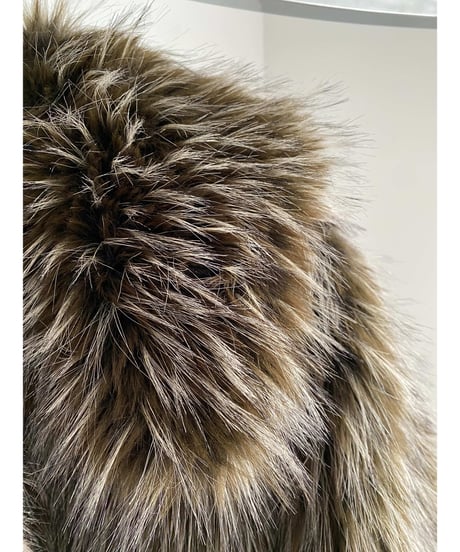 【26TH-09】2way Collar Fox Like Fur Coat