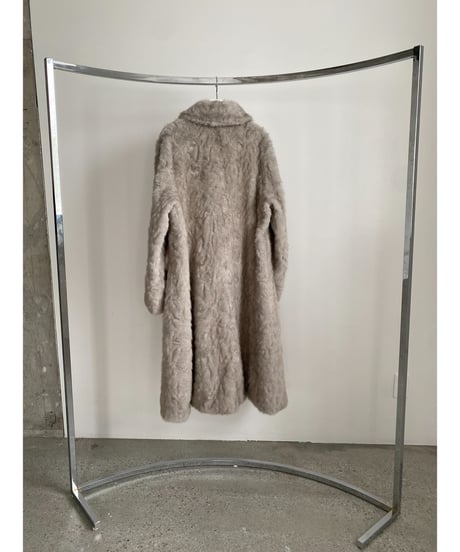 【26TH-12】Rabbit Like Fur Long Coat