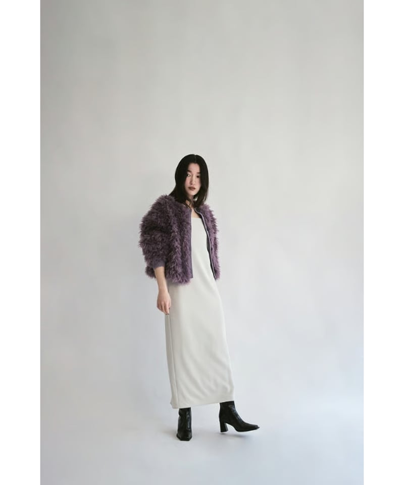 25TH-09】2Way Fur×Knit Tops | THINK FUR