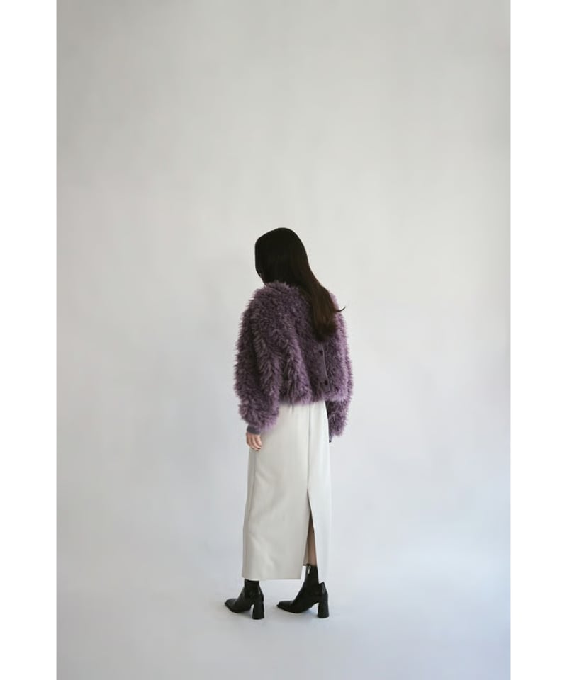 25TH-09】2Way Fur×Knit Tops | THINK FUR