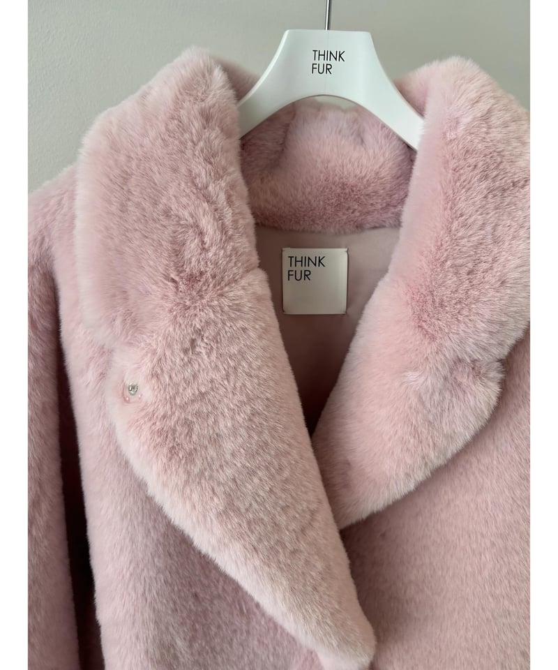 24TH-01】Rex Like Fur Tailored Coat | THINK FUR