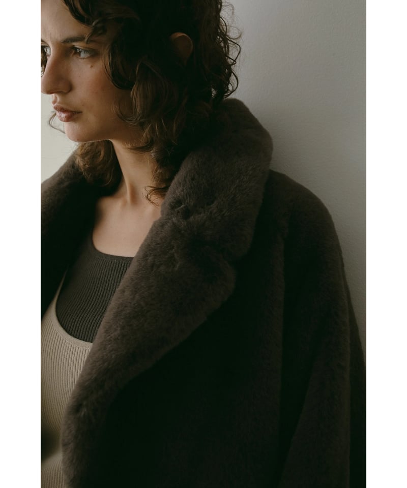 24TH-01】Rex Like Fur Tailored Coat | THINK FUR