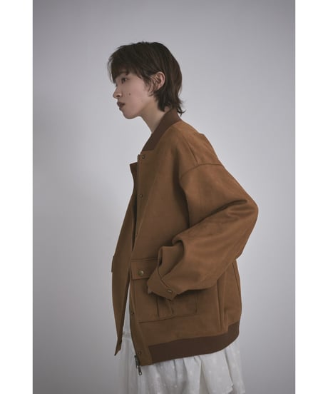 【26TH-04】 Fake Suede Blouson