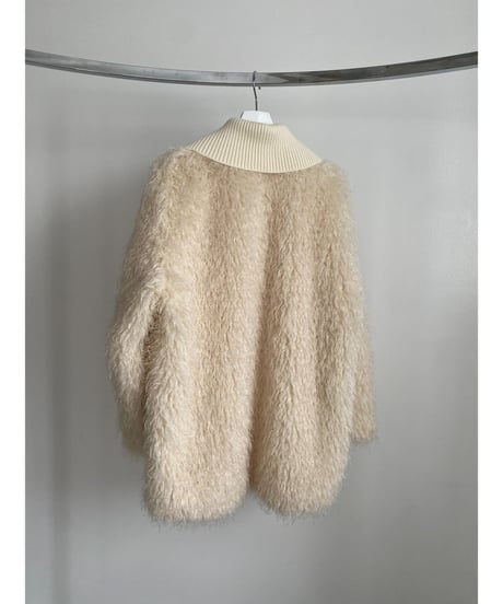 【26TH-06】Mohair Like Fur Cardigan