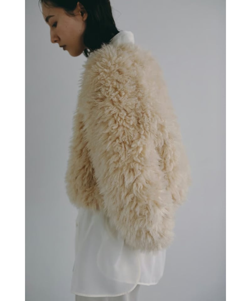 25TH-09】2Way Fur×Knit Tops | THINK FUR