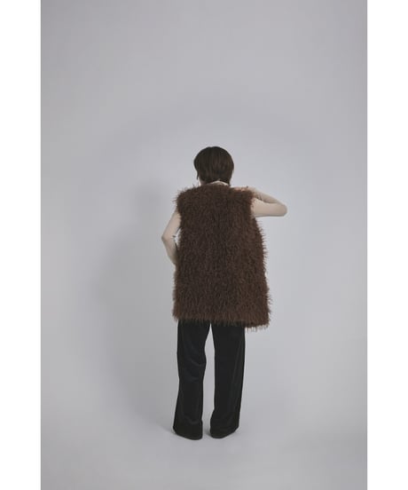 【26TH-18】Curly Fur Vest