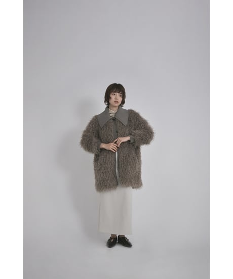 【26TH-06】Mohair Like Fur Cardigan