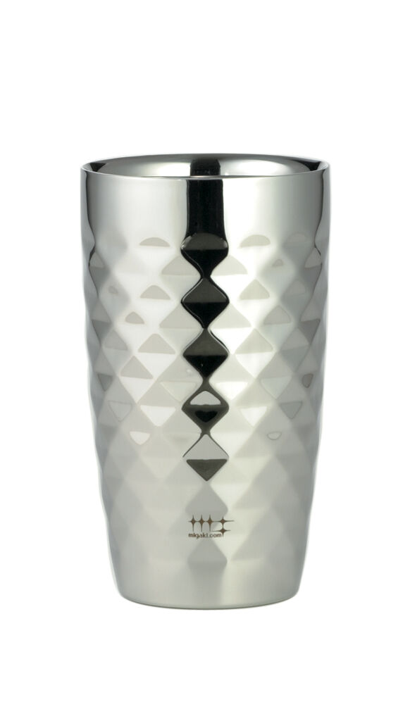ヨシカワ 磨き屋シンジケート 2重ビアタンブラー370ml（ダイヤモンド