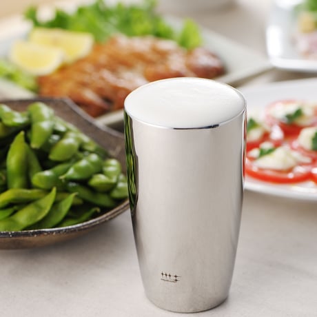 ヨシカワ　磨き屋シンジケート　2重ビアタンブラー370ml