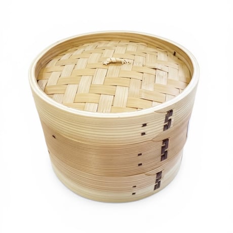 【身2個 蓋1個セット】杉製中華セイロ