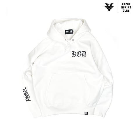 KOD×RAZORコラボ　スウェットセットアップ ロゴ 白