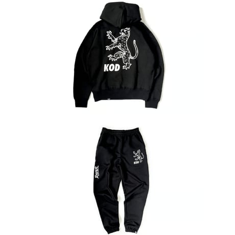 KOD×RAZORコラボ　スウェットセットアップ ヒョウ 黒