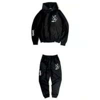 KOD×RAZORコラボ　スウェットセットアップ ヒョウ 黒