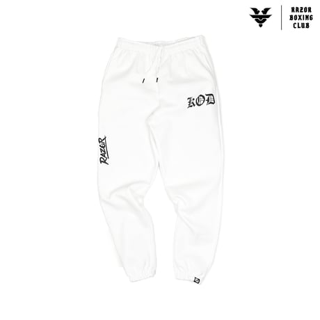KOD×RAZORコラボ　スウェットセットアップ ロゴ 白