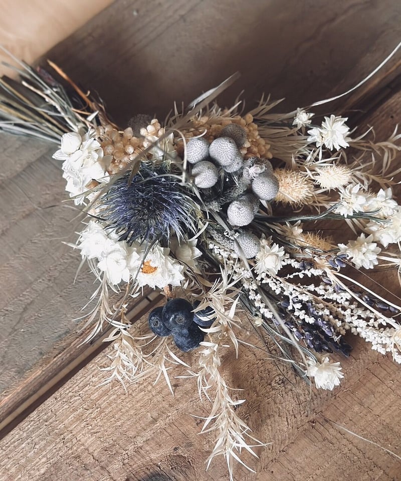 ドライフラワースワッグ】フラワーディスプレイ インテリア雑貨に𓂃