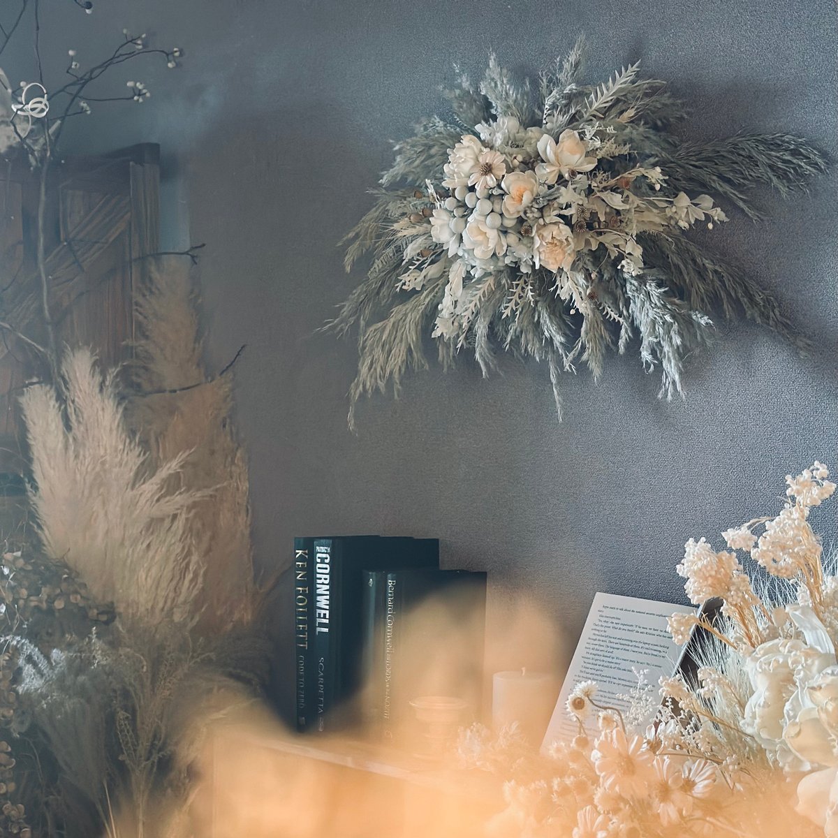 ドライフラワー壁掛けアレンジ】 | ドライフラワー NEWCONNECT