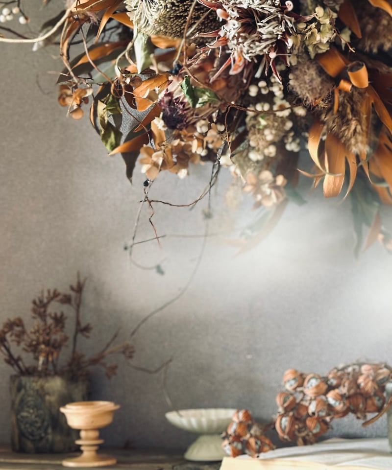 値下げ中！アンダーカバー UNDERCOVER ドライフラワー クロス 壁掛け