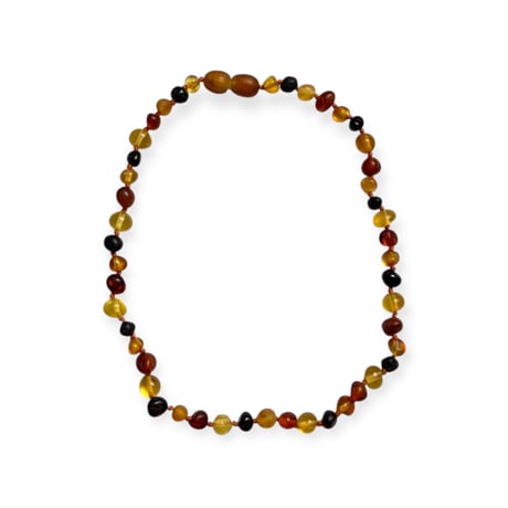 Amber Teething Necklace [ Mix ] / Amber  [アンバーネックレス 歯ぐずり 琥珀 ベビー 子ども  ]