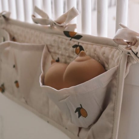 QUILTET BED POCKETS [ LEMON ] / Konges Sloejd